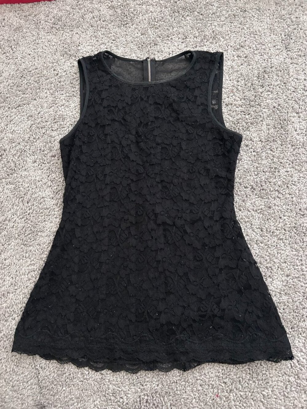 2015 Express Black Lace Tank Top Medium